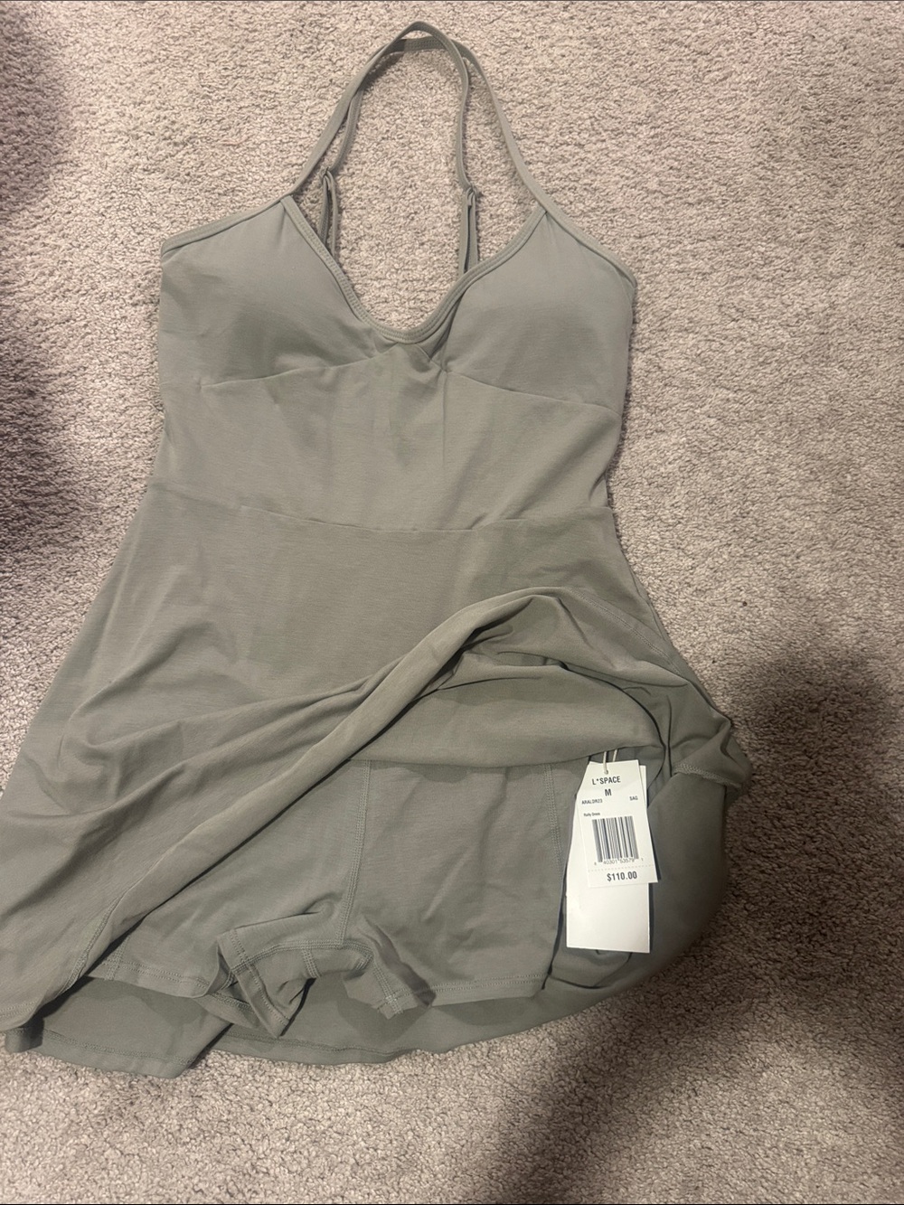 NWT Lspace active “rally” dress